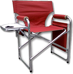 Heated Folding Director Chair