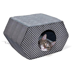 Thermo-Kitty Hideout Heated Cat Bed