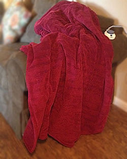 Micro-Plush Tri-Stripe Low Voltage Electric Throw