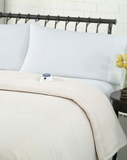 Micro-Plush Tri-Stripe Low Voltage Electric Blanket