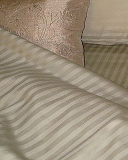Ultimate 310 Thread Count Sateen Stripe Sheet Sets