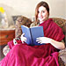 Knit MicroPlush Heated Electric Throw