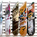Bordz-Up Pivoting Skateboard Display and Storage Rack