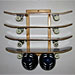 DelSol Wall Mounted Level Skateboard Rack