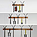 DelSol Wall Mounted Ski Rack