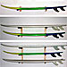 DelSol Wall Mounted Level Surfboard Rack