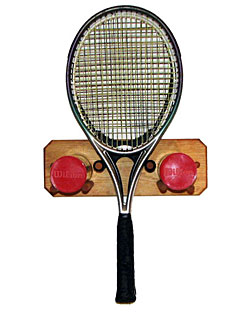 DelSol Tennis Racket Storage Rack