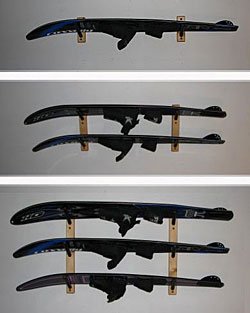 DelSol Wall  Mounted Angle Waterski Rack