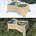 Elevated Dog Dish with Heated Auto Waterer