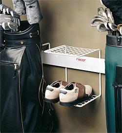 Racor Double Golf Storage Rack - Wall Mount