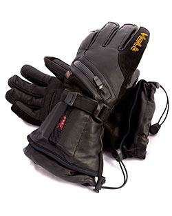 Men's Battery Heated Leather Gloves