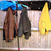 Snowboard Coat Rack