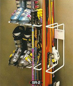 Racor - Two Pair Skis, Boots and Poles Storage Rack