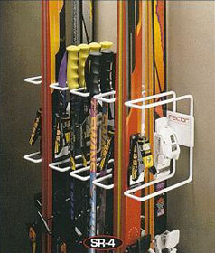 Racor - Four Pair Skis and Poles Storage Rack