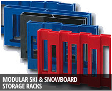 Modular Ski & Snowboard Storage Racks