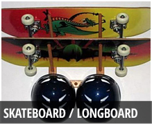 Skateboard / Longboard Storage Racks and Displays