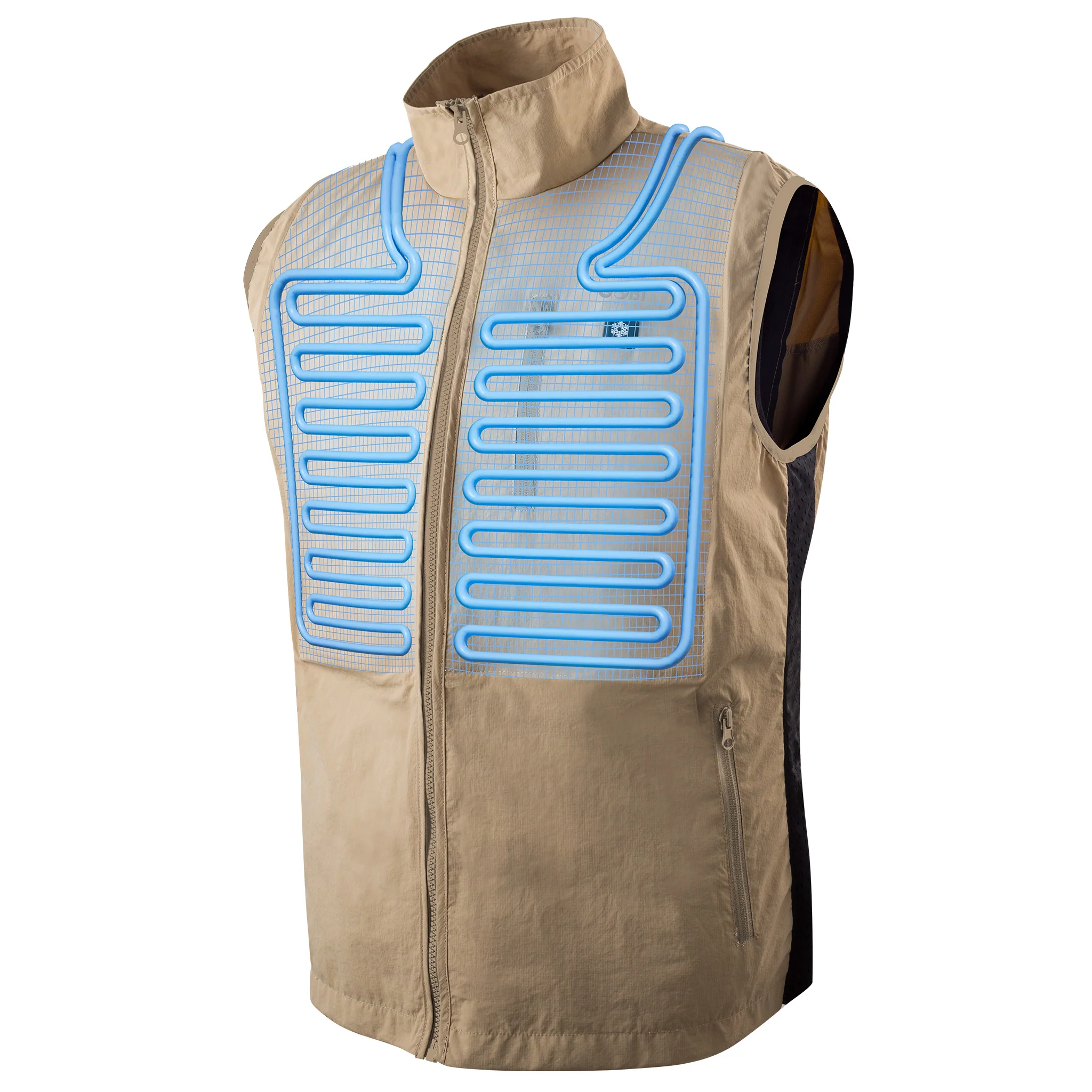 Canyon Men's Cooling Vest, Gray/Gray