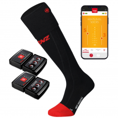 Lenz Battery Heated Toe Cap Series 6 Merino Compression Socks