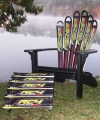 Recycled Plastic Adirondack Skichair & Ottoman